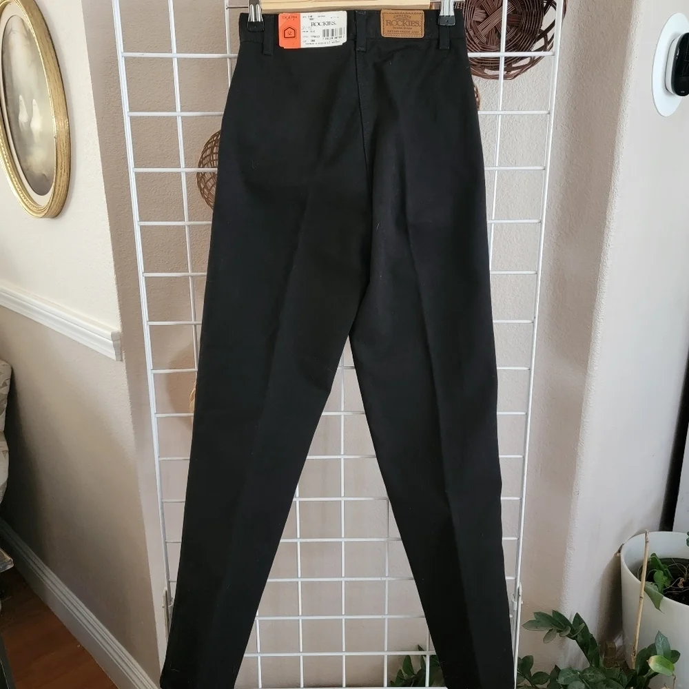 Girls Black Geo Western Rockies Sz 14